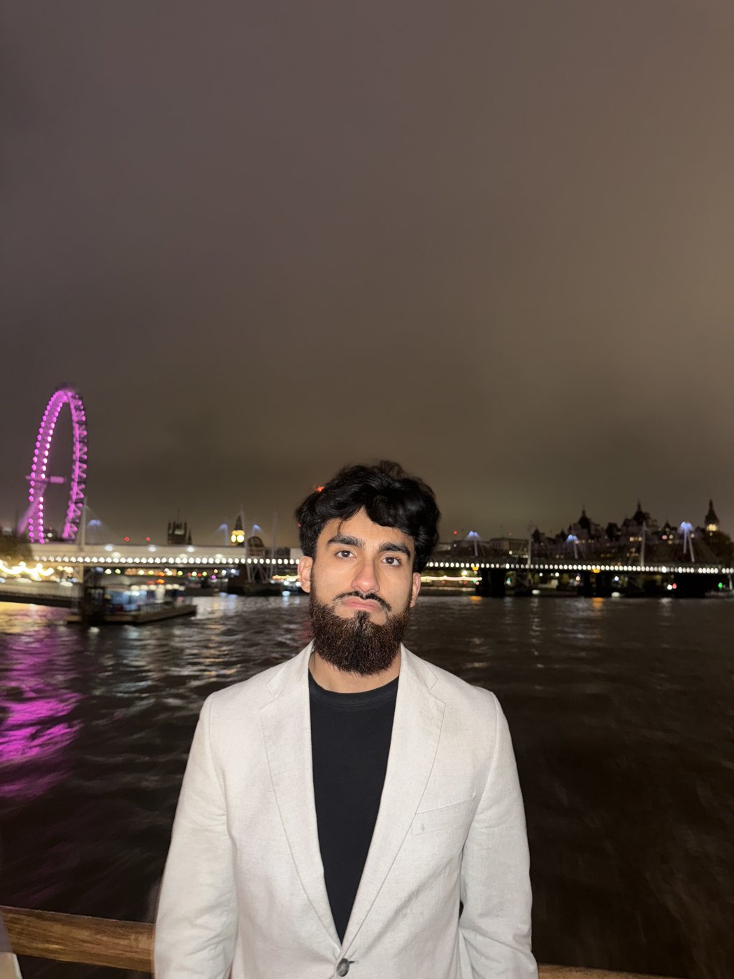 Abdul — Maths and Physics tutor, photographed on the South Bank in London